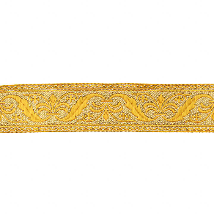 Galão Tecido Metalizado Dourado Ref. 428 – Largura 40 mm - Ribes y Casals