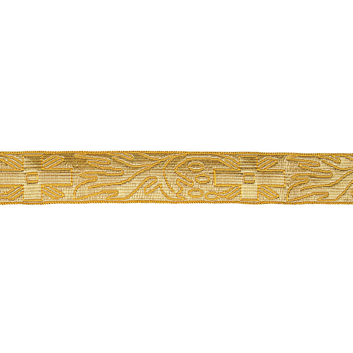 Galão Tecido Metalizado Dourado Ref. 438 – Largura 25 mm - Ribes y Casals