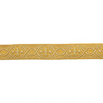 Galão Tecido Metalizado Dourado Ref. 468 – Largura 25 mm - Ribes y Casals