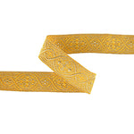 Galão Tecido Metalizado Dourado Ref. 468 – Largura 25 mm - Ribes y Casals