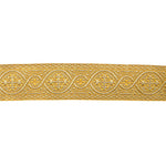 Galão Tecido Metalizado Dourado Ref. 468 – Largura 40 mm - Ribes y Casals
