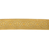 Galão Tecido Metalizado Dourado Ref. 468 – Largura 40 mm - Ribes y Casals