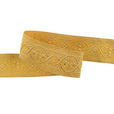 Galão Tecido Metalizado Dourado Ref. 468 – Largura 40 mm - Ribes y Casals