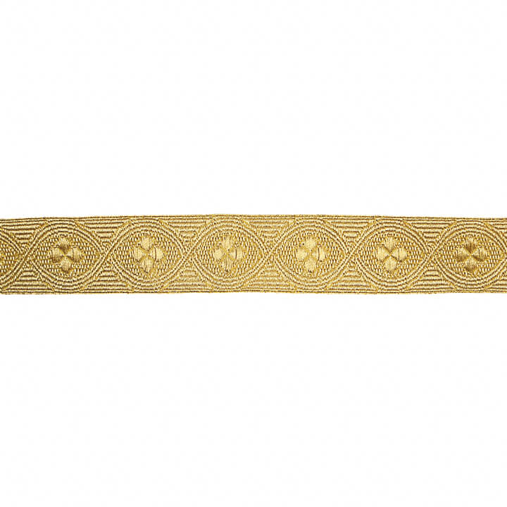 Galão Metalizado Dourado Ref. 520 - Largura 25 mm - Ribes y Casals