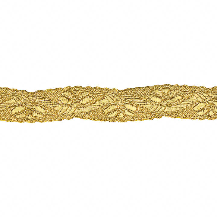 Galão Metalizado Dourado Ref. 95001 – Largura 25 mm - Ribes y Casals