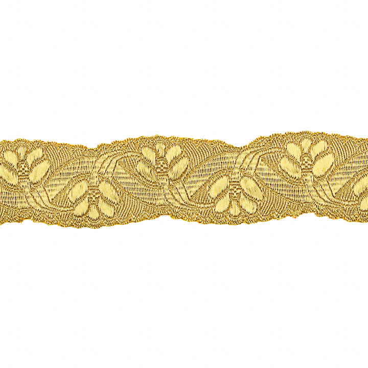 Galão Metálico Dourado Ref. 95001 – Largura 40 mm - Ribes y Casals