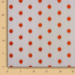 Tul Semi Rígido Bolinhas Vermelho - Ribes y Casals