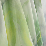 Gaze de seda natural Jardim Aquarela Verde - Ribes y Casals