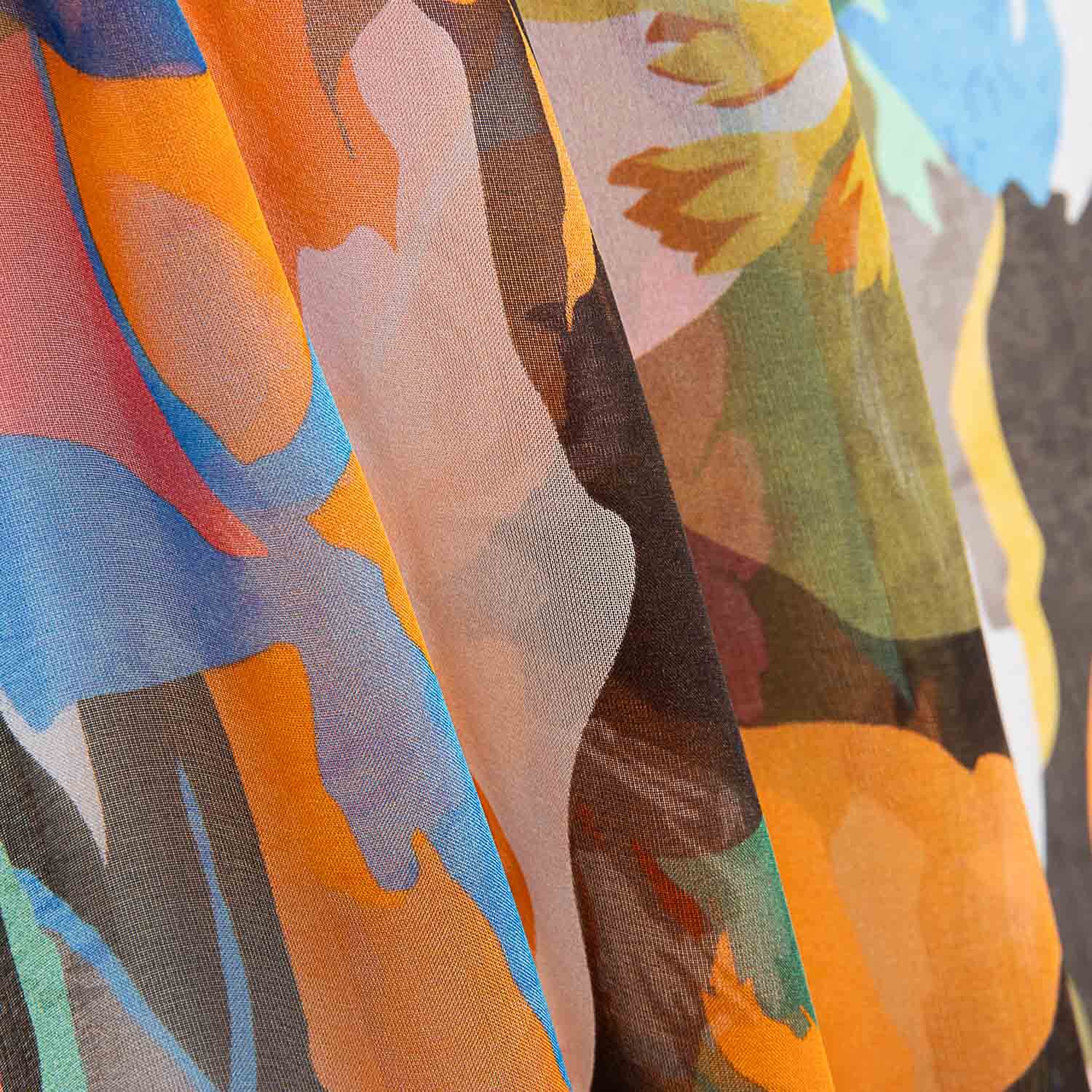 Gaze de Seda Natural Paraíso Tropical - Ribes y Casals