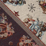 Gobelino de Natal – Presentes – Fundo Cru com Lurex - Ribes y Casals