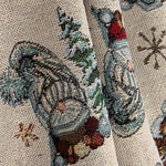 Gobelino de Natal – Presentes – Fundo Cru com Lurex - Ribes y Casals