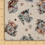 Gobelino de Natal – Presentes – Fundo Cru com Lurex - Ribes y Casals