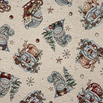 Gobelino de Natal – Presentes – Fundo Cru com Lurex - Ribes y Casals