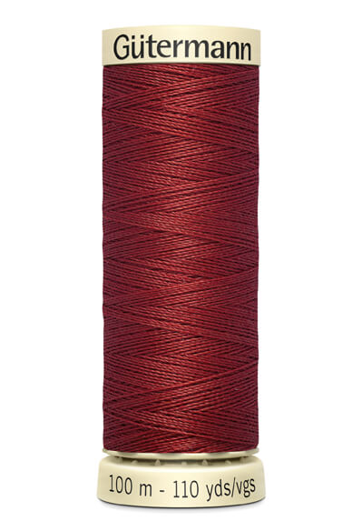 Fios Gütermann 100 m, cor 221, cobre avermelhado - Ribes y Casals
