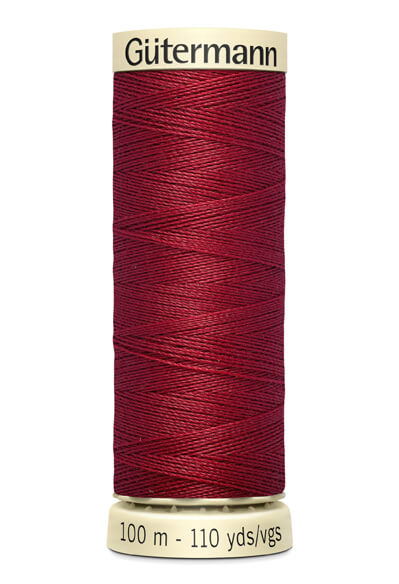 Fios Gütermann 100 m, cor 367, vermelho escuro - Ribes y Casals