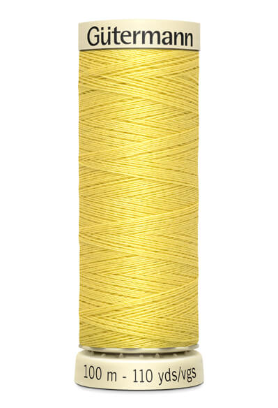 Fios Gütermann 100 m, cor 580, amarelo - Ribes y Casals