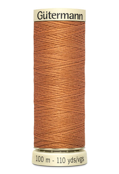Fios Gütermann 100 m, cor 612, cobre claro - Ribes y Casals