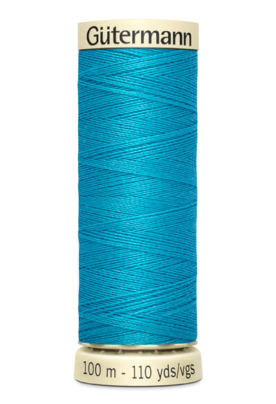 Fios Gütermann 100 m, cor 736, azul turquesa - Ribes y Casals