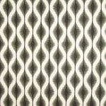 Loneta com efeito de tecido de linho, padrão Ikat étnico, verde - Ribes y Casals