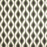 Loneta com efeito de tecido de linho, padrão Ikat étnico, verde - Ribes y Casals