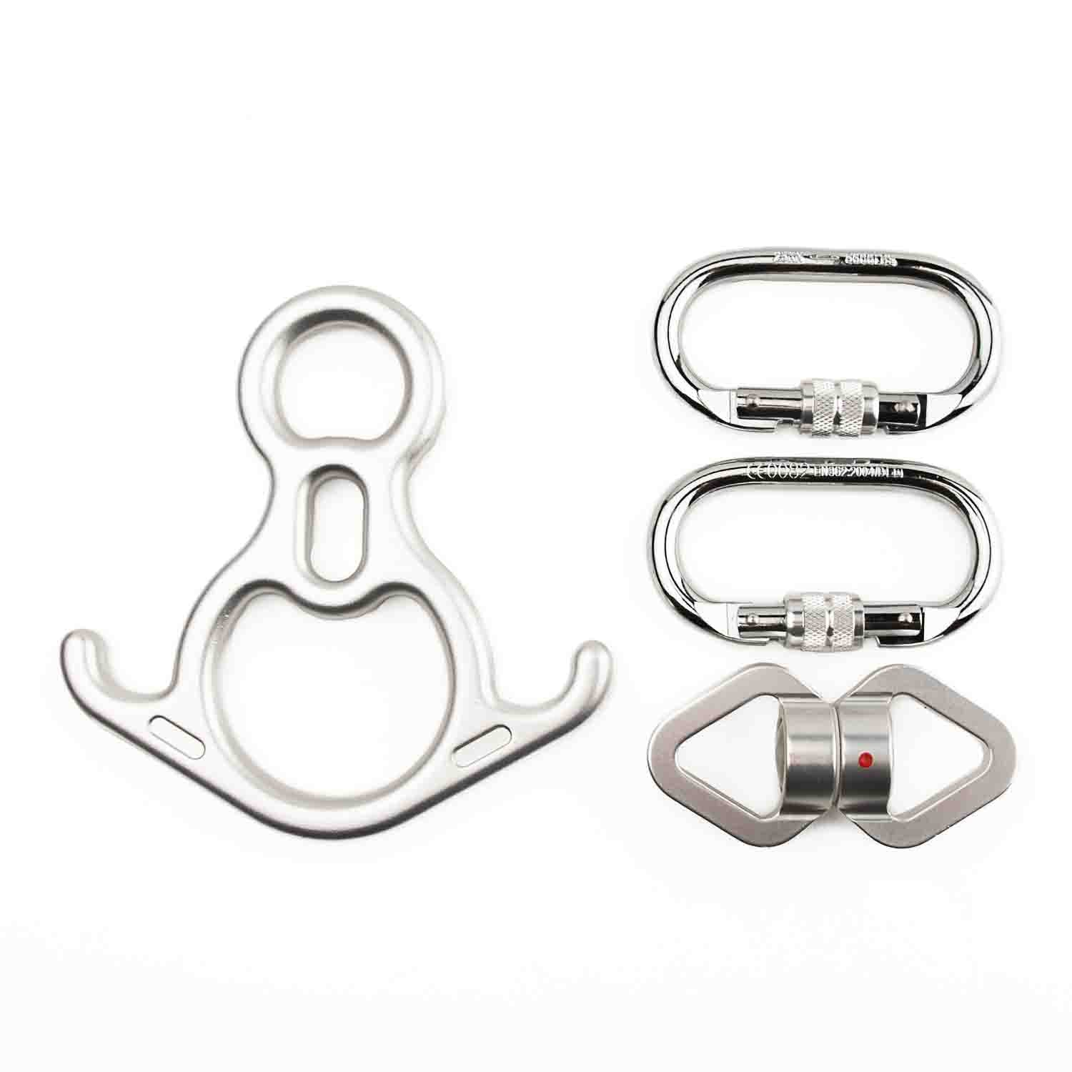 Pack Aerial Fitness com Giratório e Descensor Figura 8 - Ribes y Casals