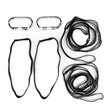 Pacote Duplo de Rigging para Yoga Aéreo: 2 Mosquetões + 2 Extensores + 2 Slingas - Ribes y Casals