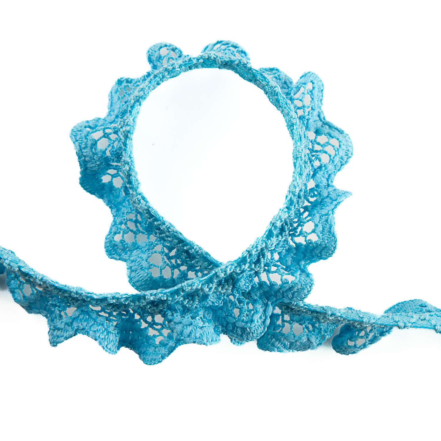 Fita de Renda Azul Turquesa 15 mm - Ribes y Casals