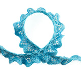Fita de Renda Azul Turquesa 15 mm - Ribes y Casals