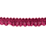 Fita de Renda Vermelha Bordeaux 15 mm - Ribes y Casals