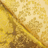 Jacquard Amarelo com Lurex Dourado - Ribes y Casals