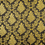 Jacquard Preto com Lurex Dourado - Ribes y Casals