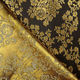 Jacquard Preto com Lurex Dourado - Ribes y Casals