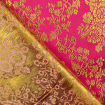 Jacquard Rosa com Lurex Dourado - Ribes y Casals
