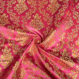 Jacquard Rosa com Lurex Dourado - Ribes y Casals