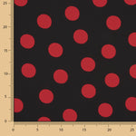 Koshibo Lunares 33 mm Preto-Vermelho - Ribes y Casals