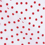 Koshibo Lunares 7 mm Branco-Vermelho - Ribes y Casals