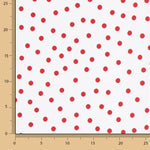 Koshibo Lunares 7 mm Branco-Vermelho - Ribes y Casals