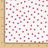 Koshibo Lunares 7 mm Branco-Vermelho - Ribes y Casals