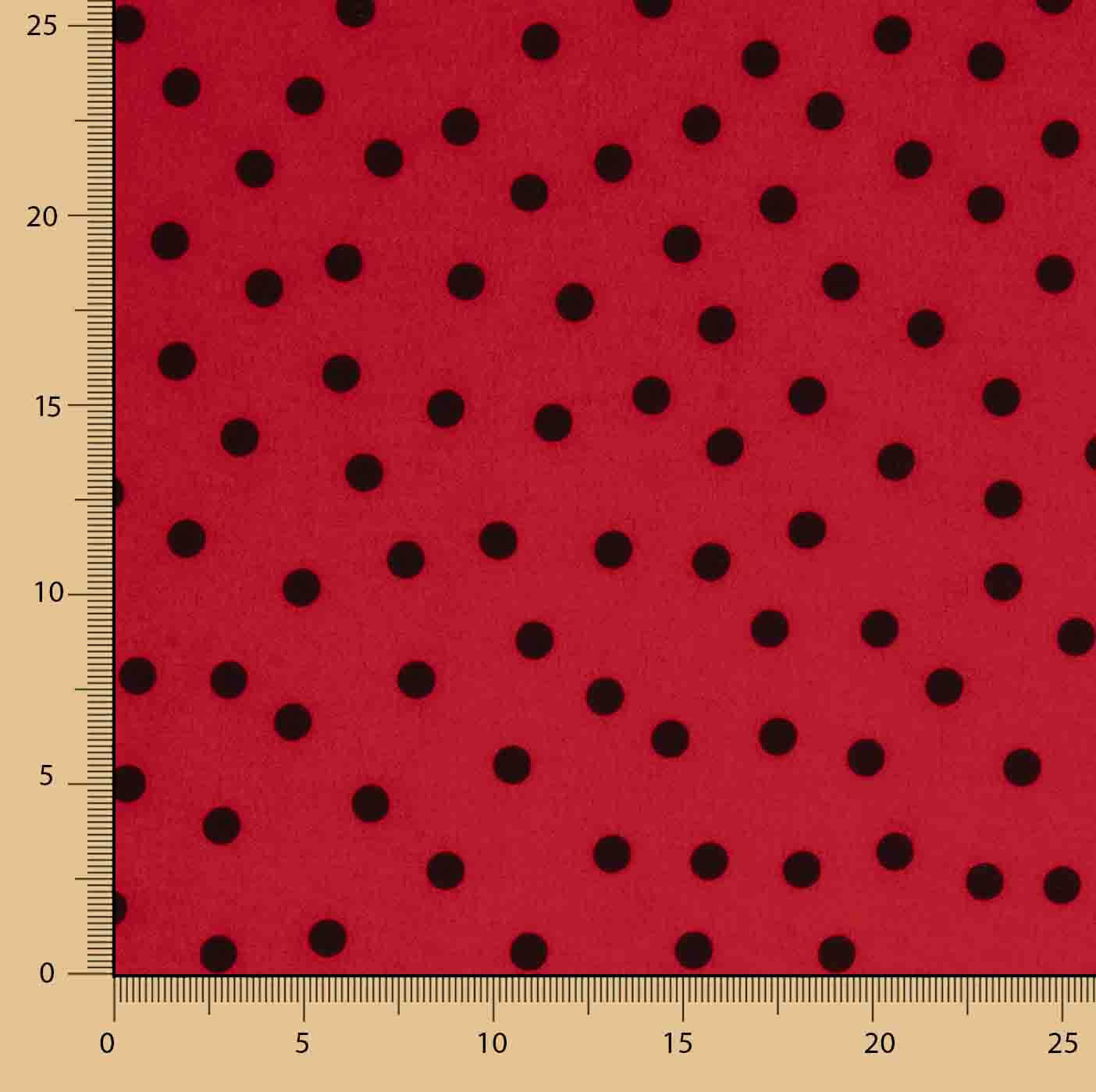 Koshibo Lunares 7 mm Vermelho-Preto - Ribes y Casals
