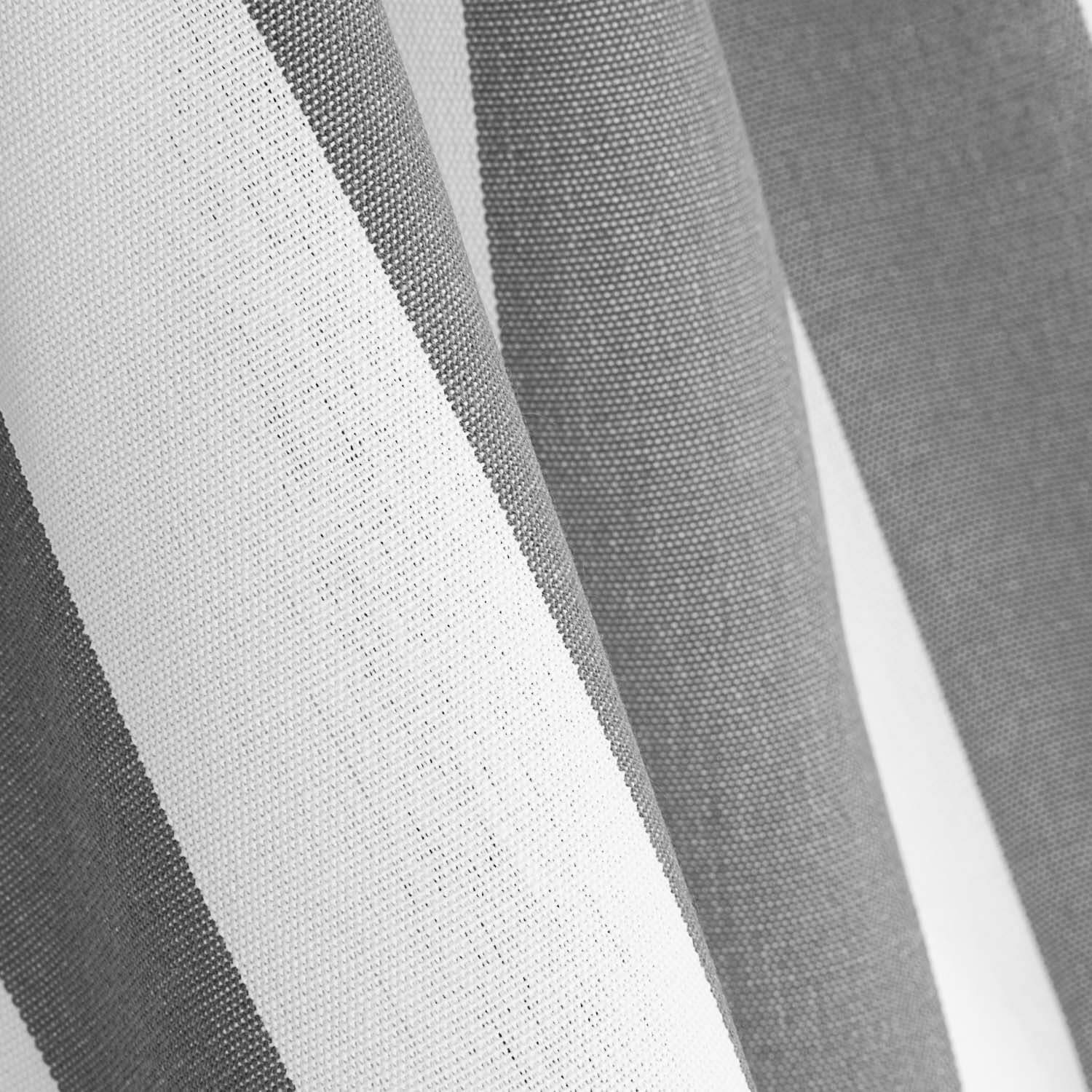 Lona exterior em teflon com riscas cinzentas, 320 cm - Ribes y Casals