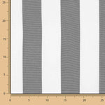 Lona exterior em teflon com riscas cinzentas, 320 cm - Ribes y Casals