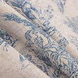 Lona estampada com cenas campestres, azul - Ribes y Casals