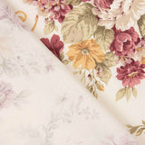 Lona estampada com flores clássicas - Ribes y Casals