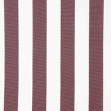 Lona para exterior em Teflon com riscas bordô, 320 cm - Ribes y Casals