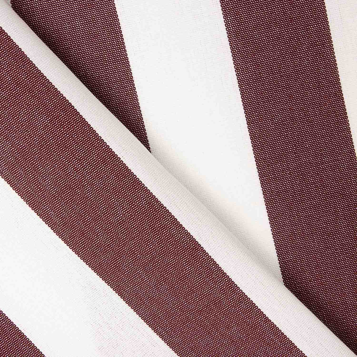 Lona para exterior em Teflon com riscas bordô, 320 cm - Ribes y Casals