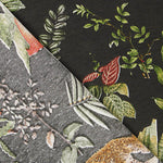 Loneta estampada «Selva Tropical Negra» - Ribes y Casals