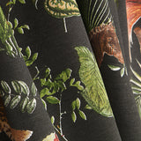 Loneta estampada «Selva Tropical Negra» - Ribes y Casals