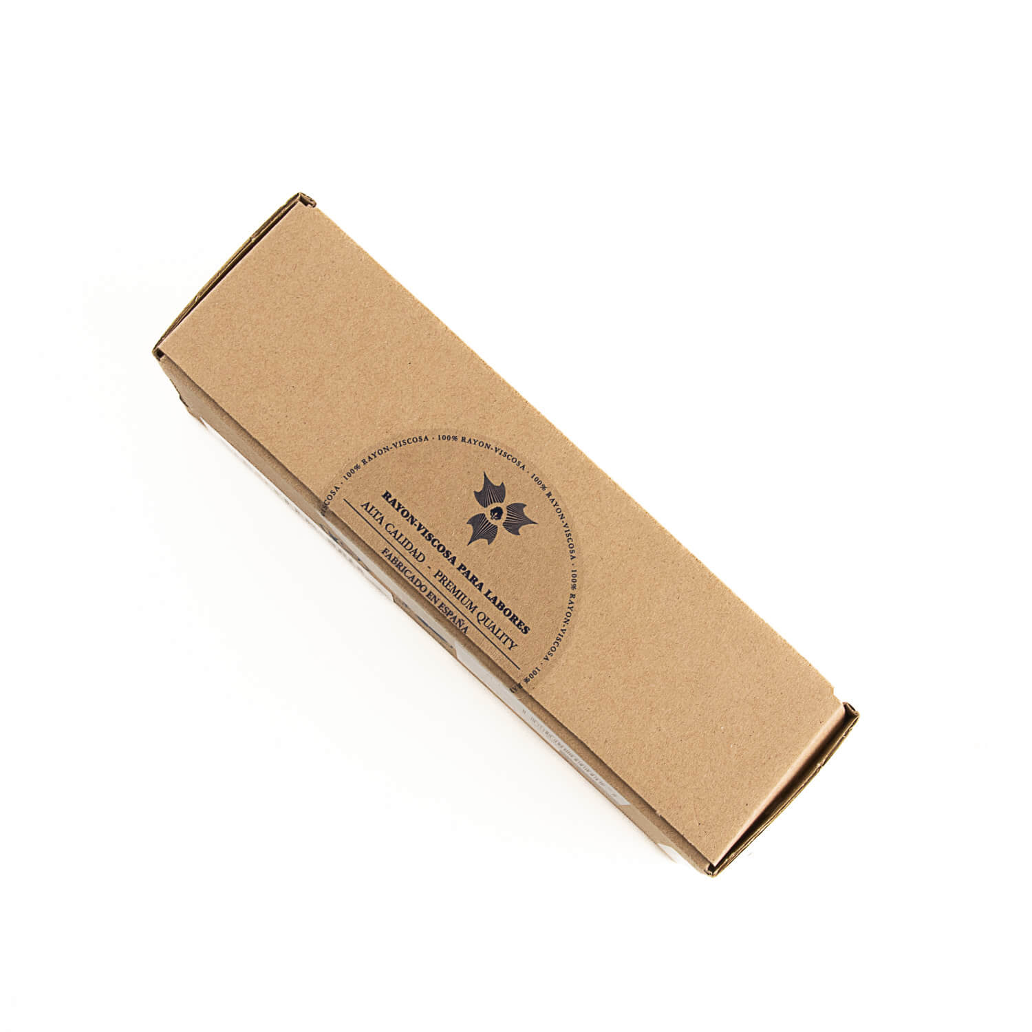 Novelo de seda para franjas castanho 200 g – Fio de rayon-viscose - Ribes y Casals