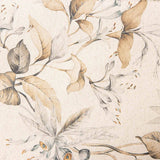 Toalhas de mesa antimanchas com padrão floral bege - Ribes y Casals
