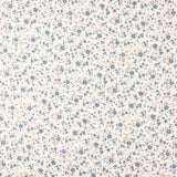 Muselina de algodão flor azul vintage - Ribes y Casals